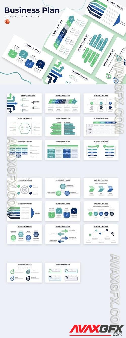 Business Plan PowerPoint Infographics