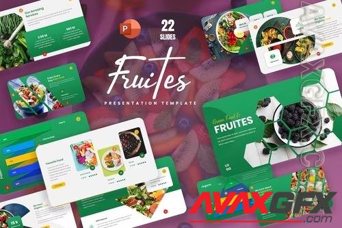 Fruites Organic Food PowerPoint Presentation