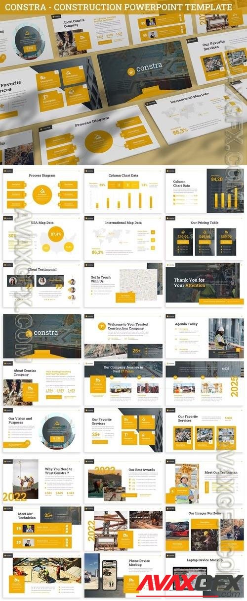 Constra - Construction Powerpoint Template