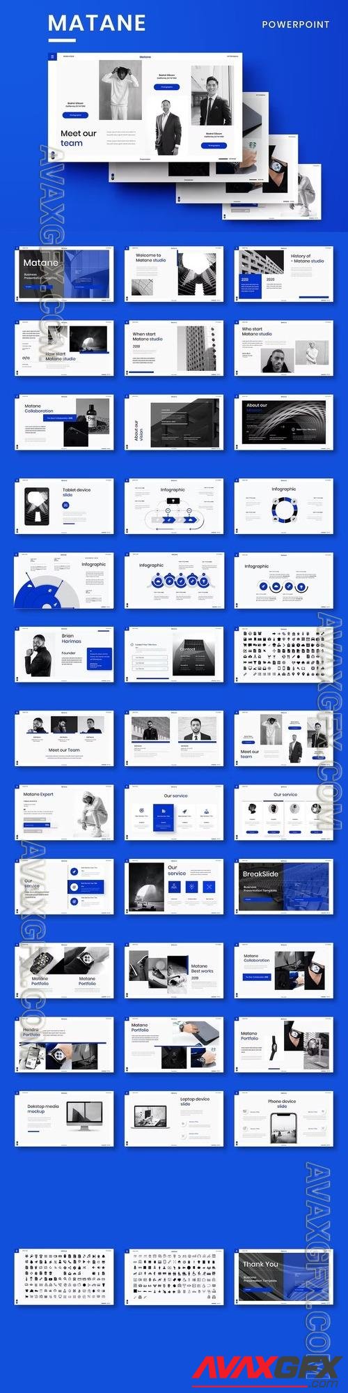 Matane - Business Powerpoint, Keynote and Google Slides Template 