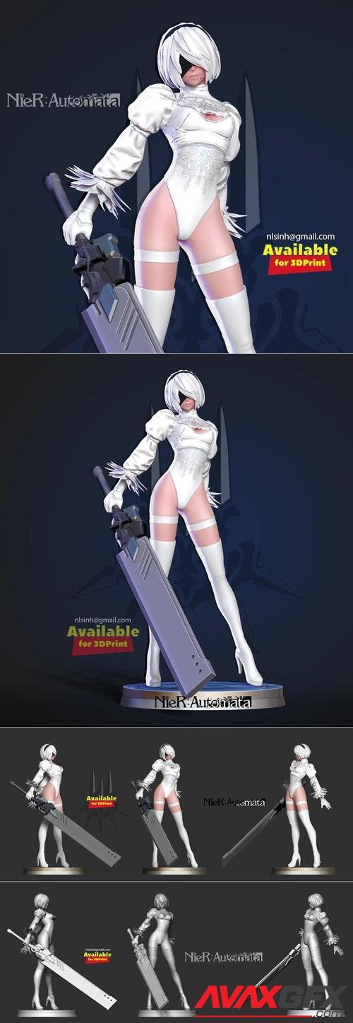 2B Nier - Automata White version – 3D Print