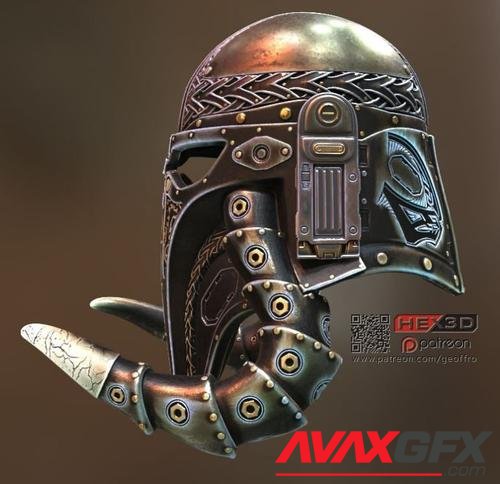 Hex3D - Myth Mando – 3D Print