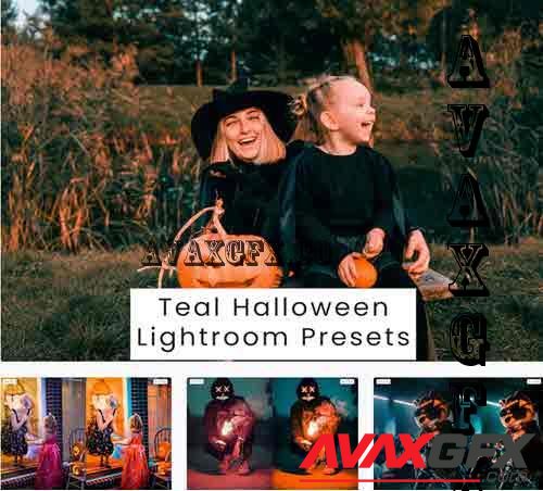 Teal Halloween Lightroom Presets - 7L3GU2Z