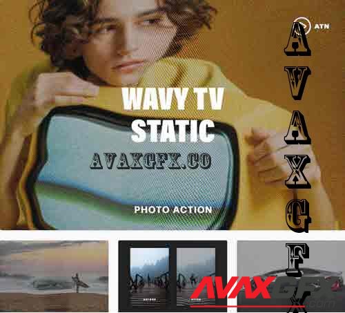 Wavy TV Static Action - 7821563