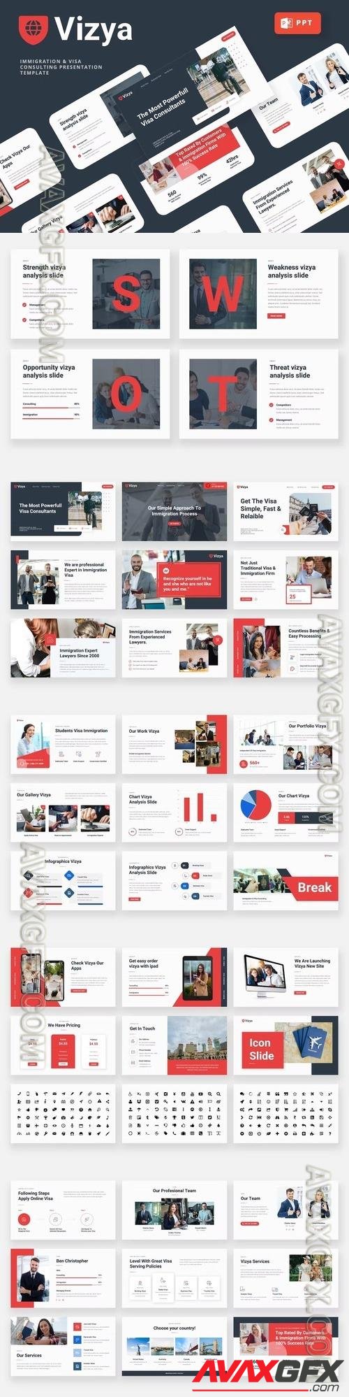 Vizya - Immigration Powerpoint Template