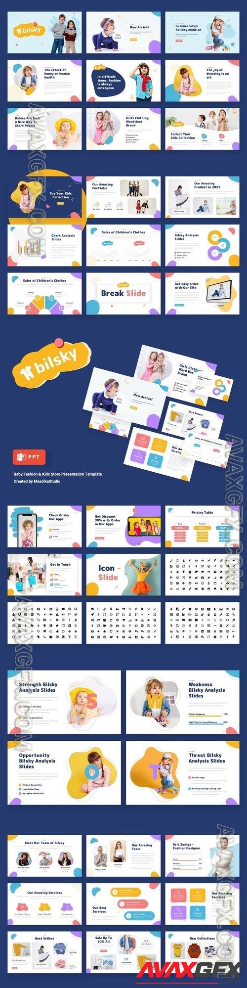 BILSKY - Baby Fashion Powerpoint Template