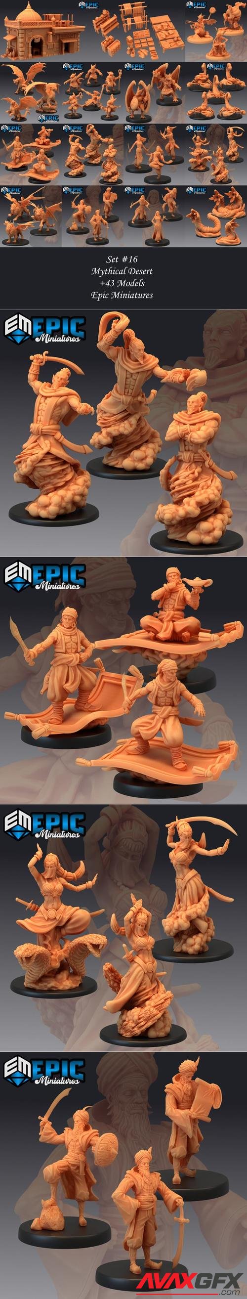 Epic Minis - Mythical Desert – 3D Print