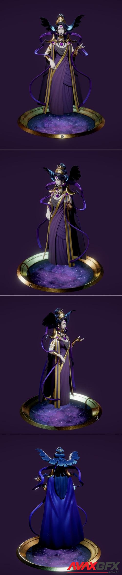 Nyx (Hades fanart) – 3D Print