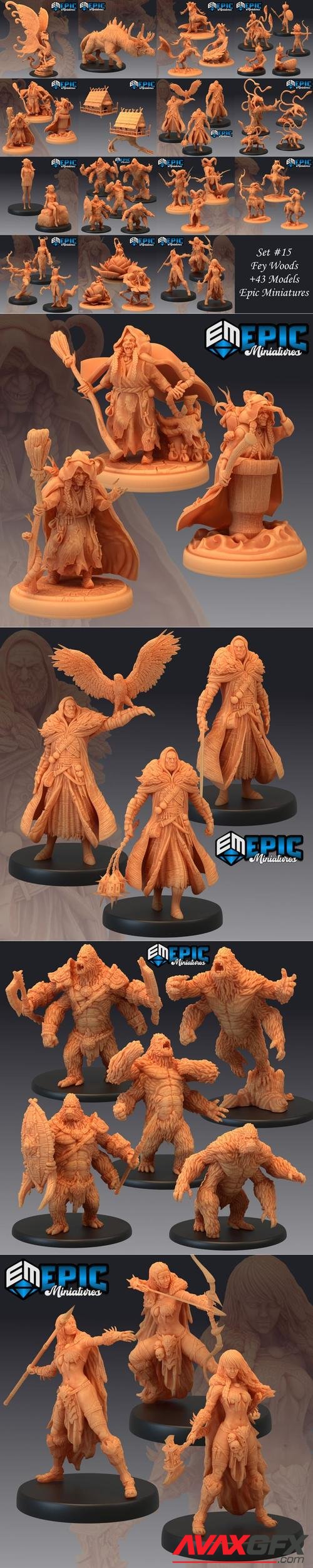 Epic Minis - Fey Woods – 3D Print