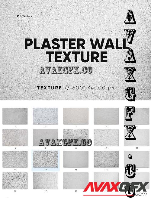 20 Plaster Wall Textures - 7822288