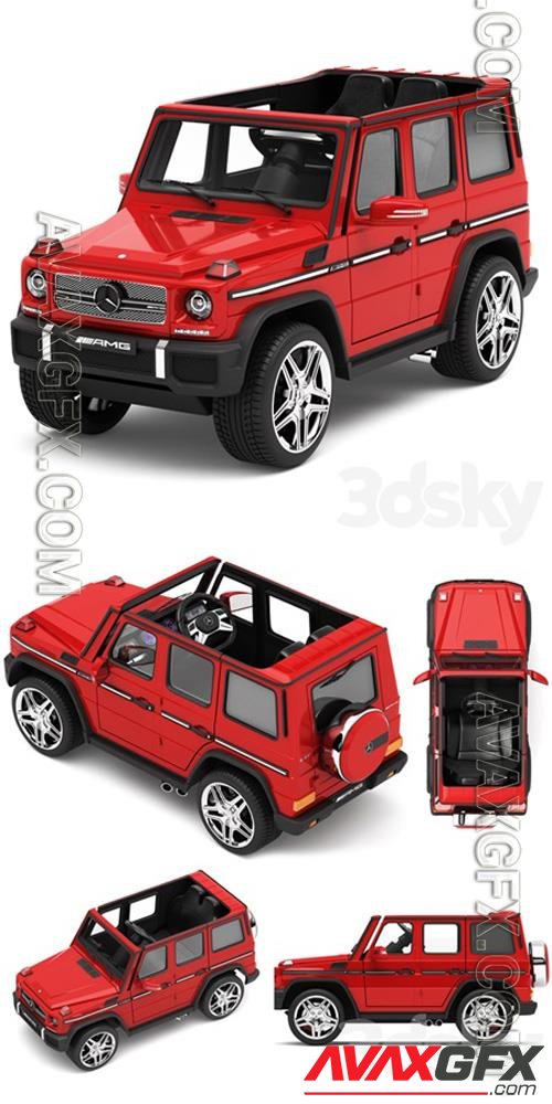 Children’s electric car Mercedes-Benz G65 AMG 3D Model