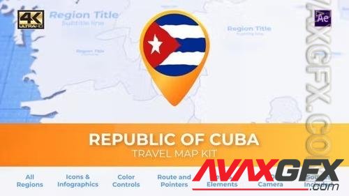 Cuba Map - Republic of Cuba Travel Map 39338120
