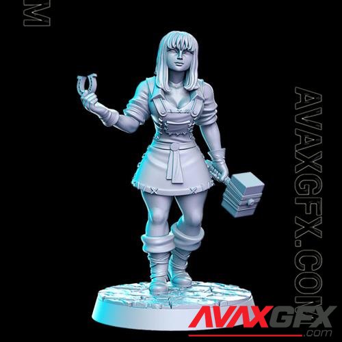 Branda (female blacksmith) 3D Print