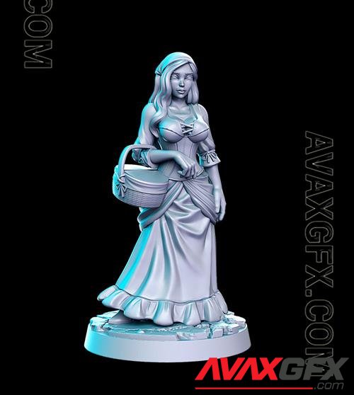 Alice (market girl) 3D Print