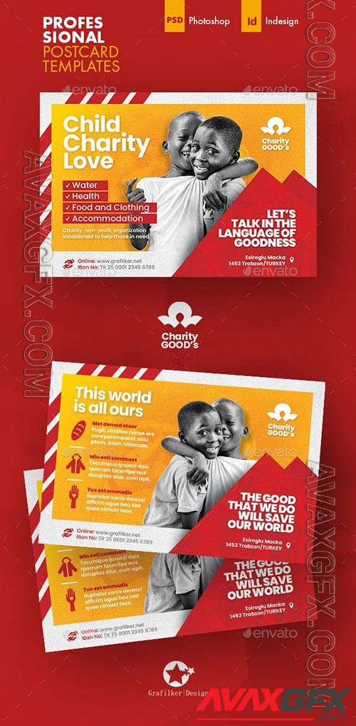 Charity Postcard Templates 38761668 Psd