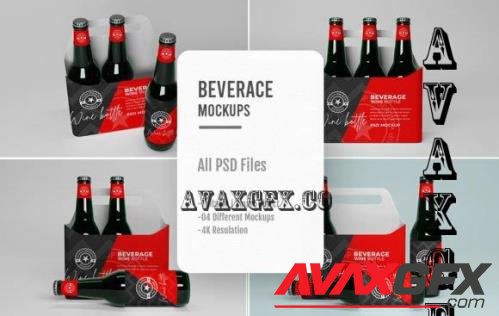 04 Beverage Win Bottle Mockup