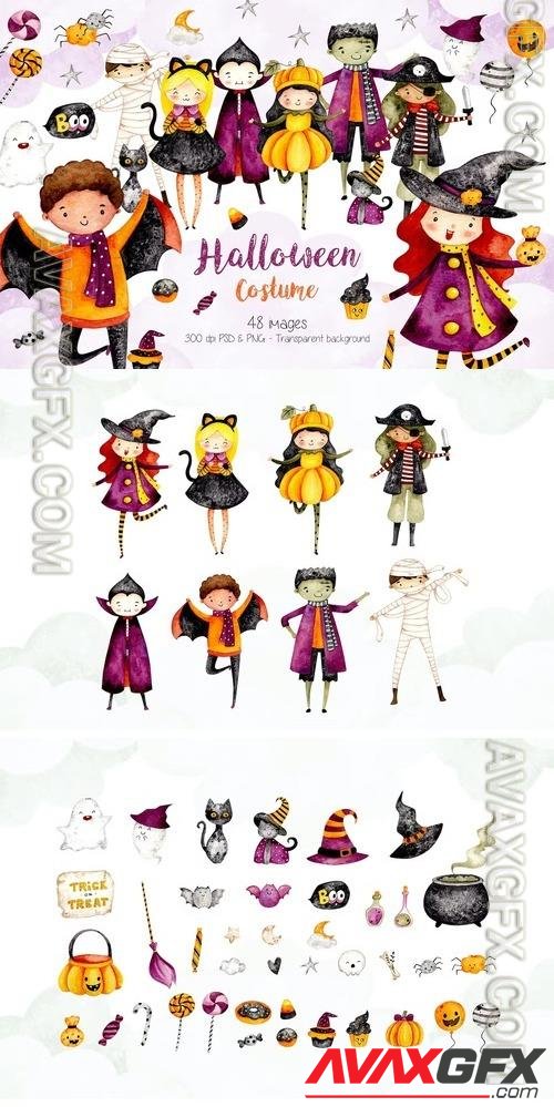 Halloween Costume Clipart LXNL3DG