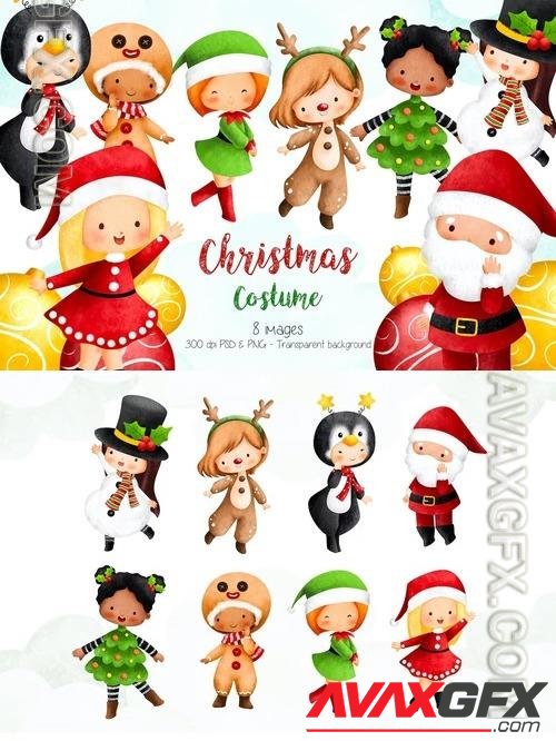 Christmas Costume Clipart WJ66NV5