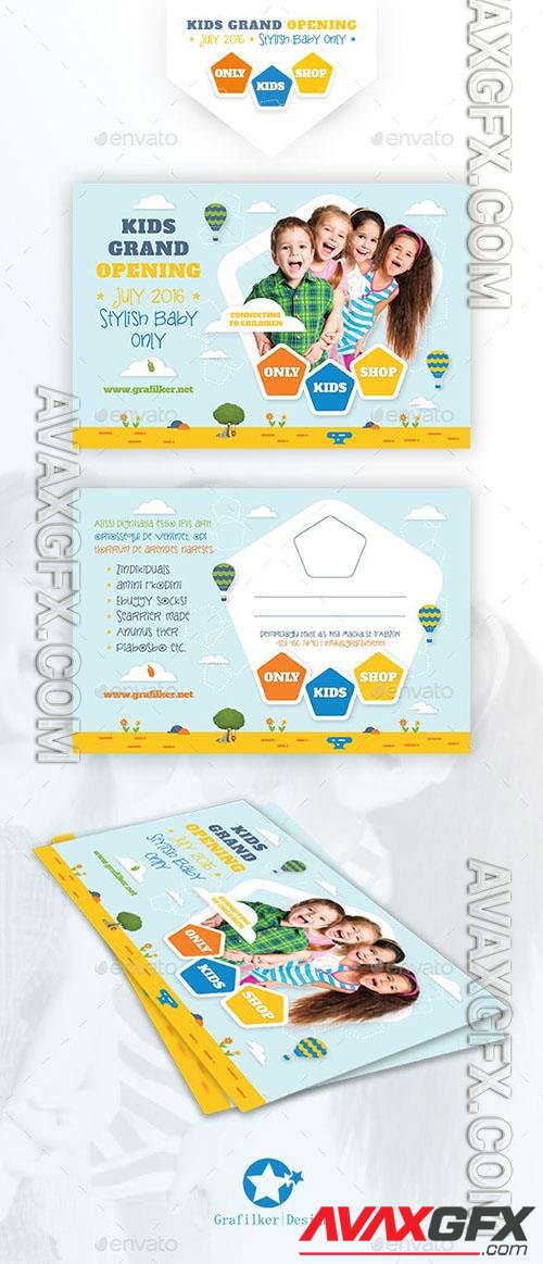 Kids Store Postcard Templates 15826542