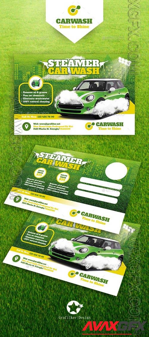 Car Wash Postcard Templates 15772650