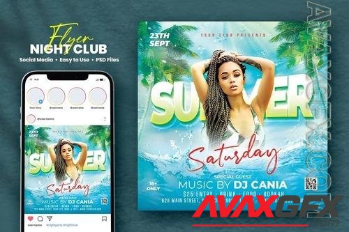 Summer Party Flyer - Cania 8NAAXFJ