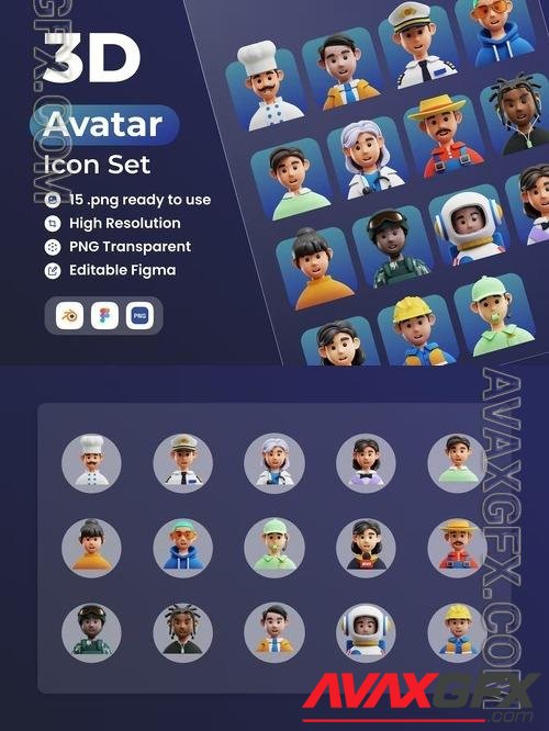 Avatar 3D Illustration 895ZQK8