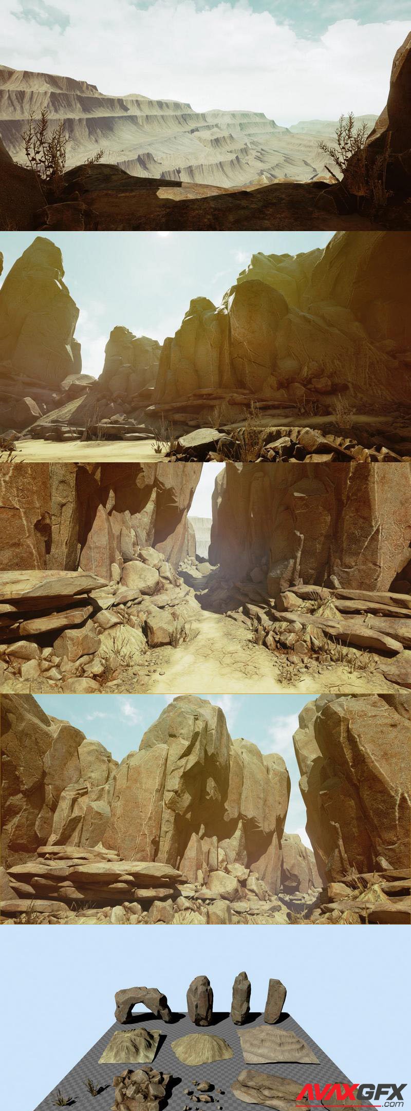 Arid Desert - Unreal Engine