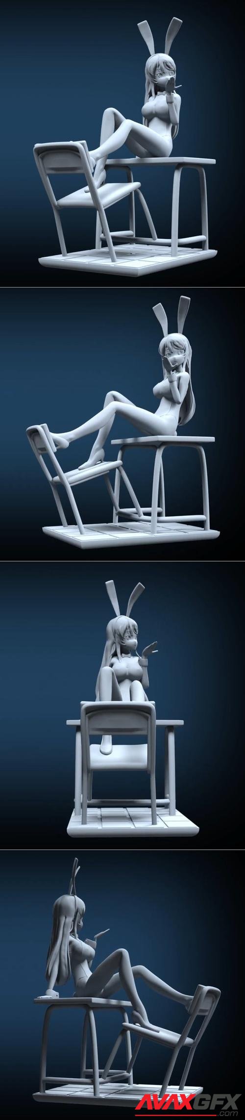 Mai Sakurajima - Rascal Does Not Dream of Bunny Girl Senpai – 3D Print