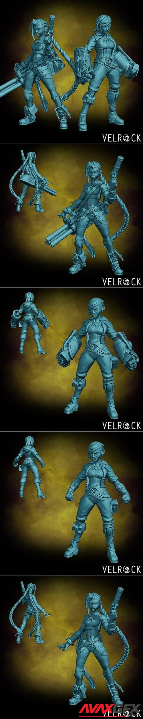 Arcane Jinx and Vi from League of Legends – 3D Print