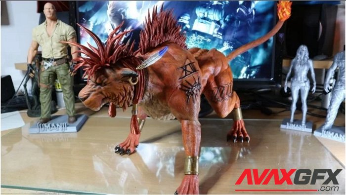 Red XIII statue