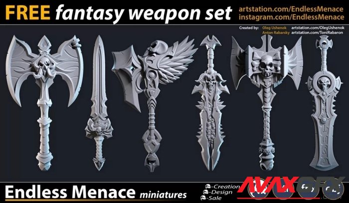 Fantasy Weapon set