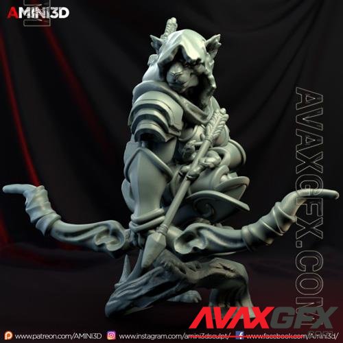 Tabaxi Ranger Female 3D Print