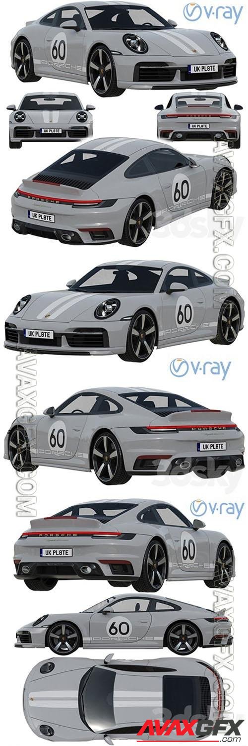 Porsche 911 Sport Classic 2023 3D Model