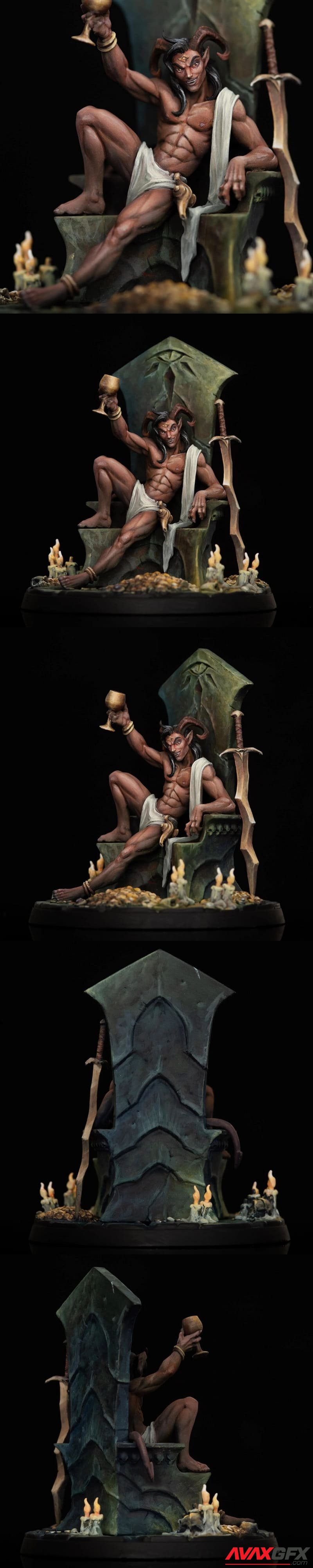 Baal on his Throne - 3D Print