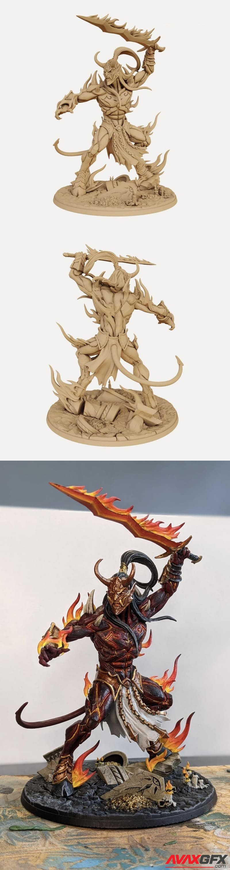 Baal the Avatar of Destruction - 3D Print