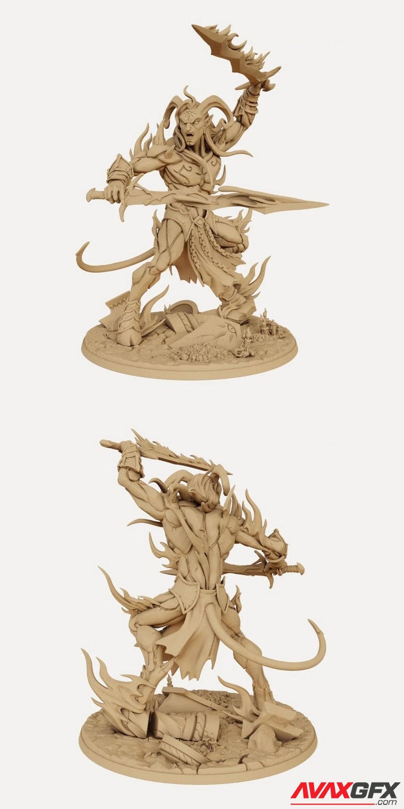 Baal the Daemon Lord - 3D Print