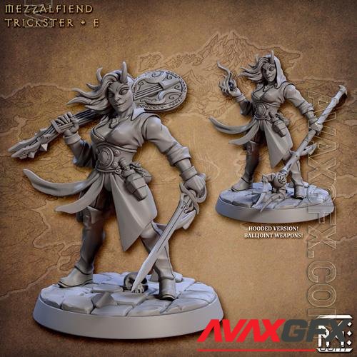 Mezzalfiend Trickster Female Bard 3D Print