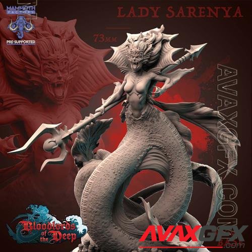 Mammoth Bloodlords of the Deep Lady Sarenya 3D Print