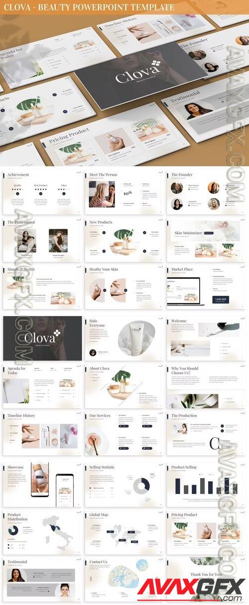 Clova - Beauty Powerpoint Template