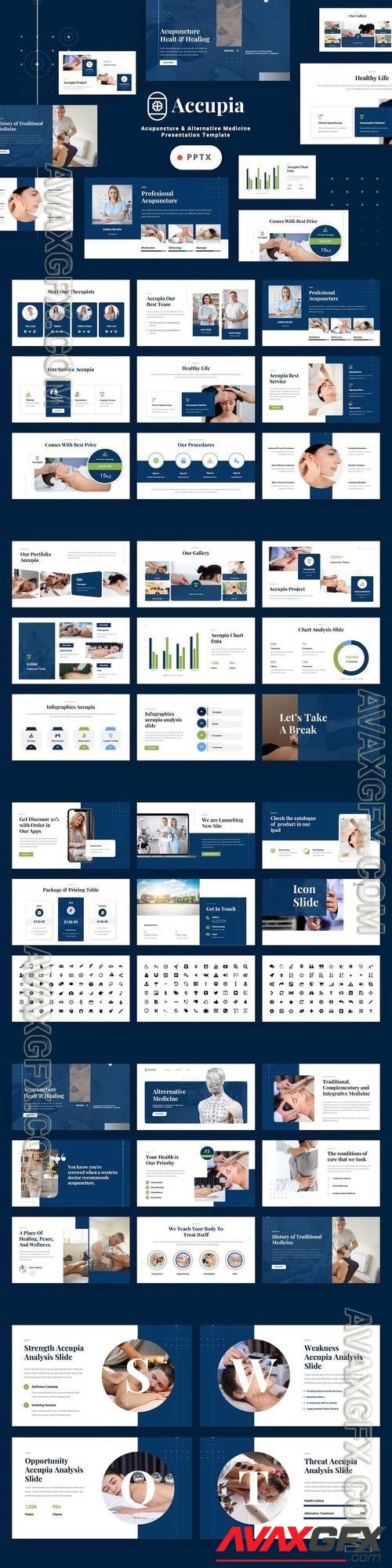 Accupia - Acupuncture Powerpoint Template