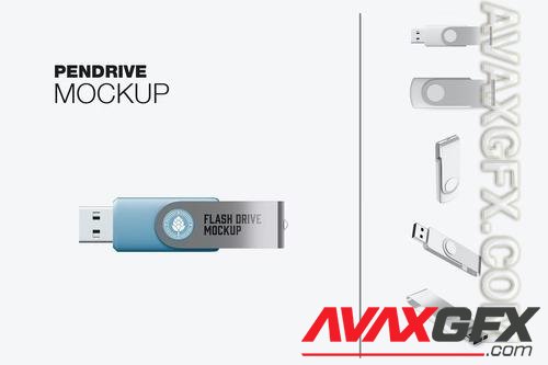 Flash Drive Mockup B7C2GB8