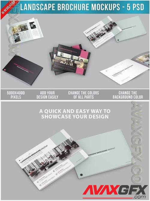 Landscape Brochure Mockups FDGVQPT