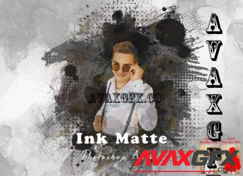 Ink Matte Photoshop Action - 10174427