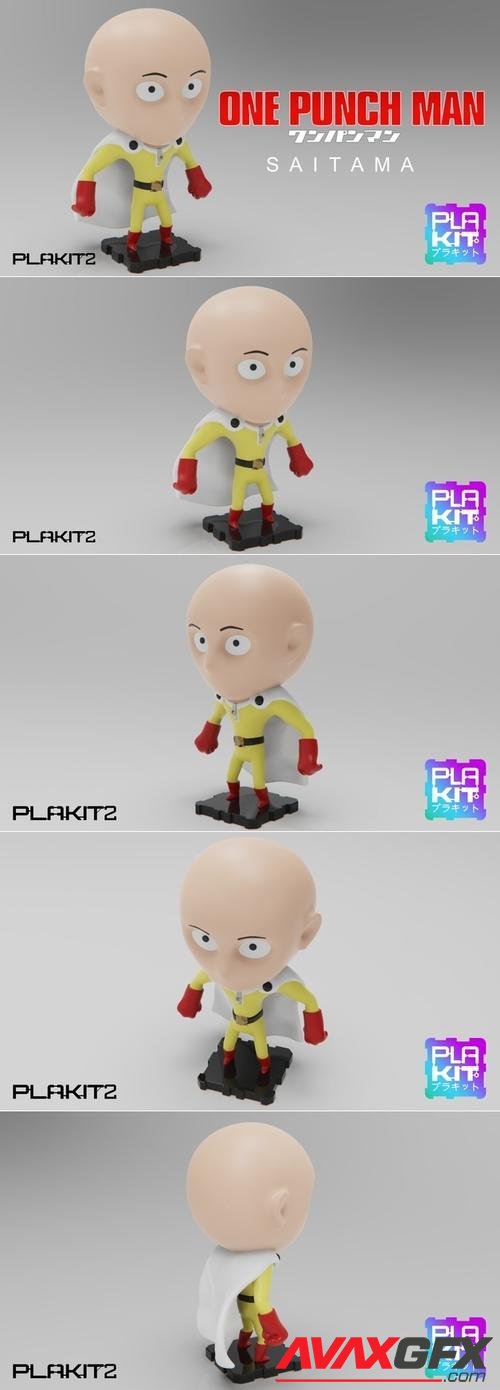 One Punch Man SAITAMA (PlaKit2 Series) – 3D Print