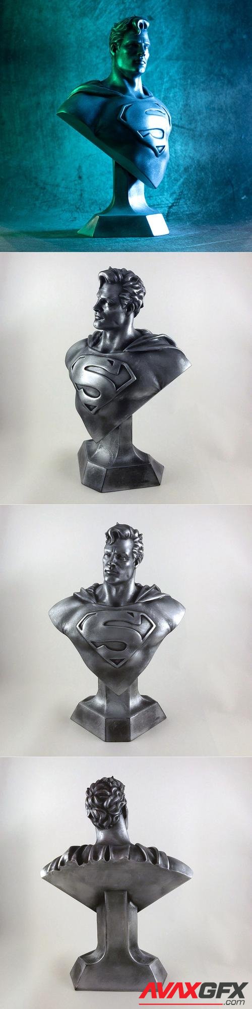 Man of Steel bust – 3D Print