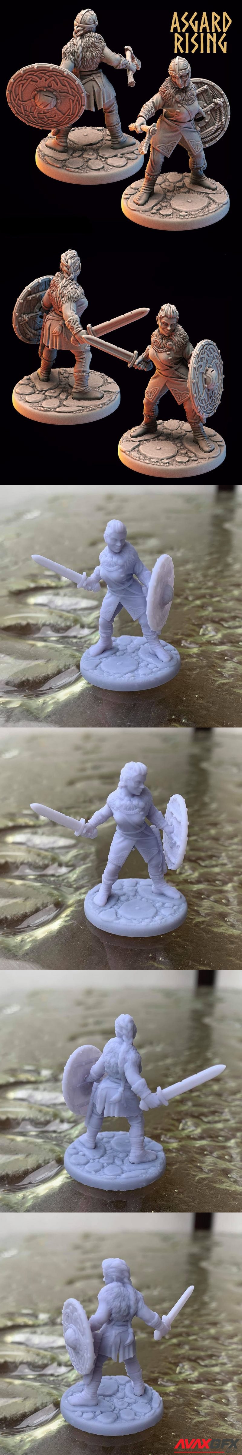 Shieldmaiden 1 - 3D Print Model