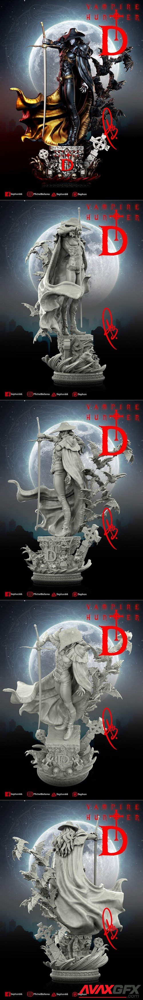 Vampire Hunter D – 3D Print