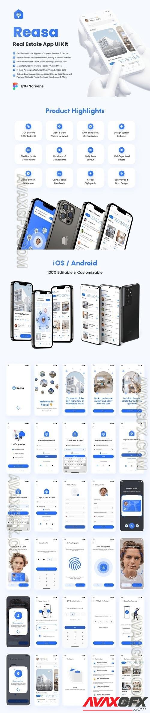 Reasa - Real Estate App UI Kit