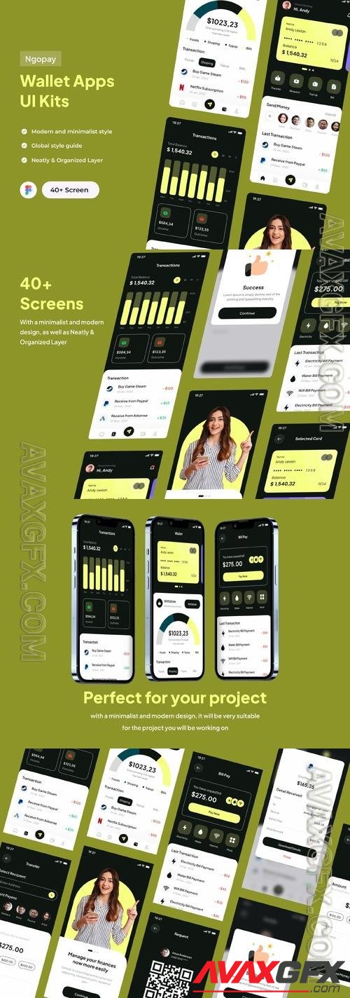 Ngopay - Wallet Apps UI Kits