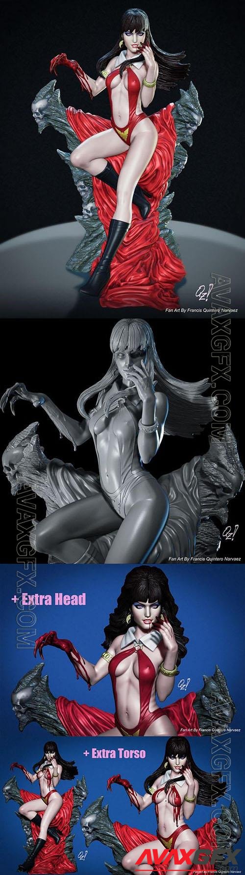 Vampirella – Comic Vine 3D Print
